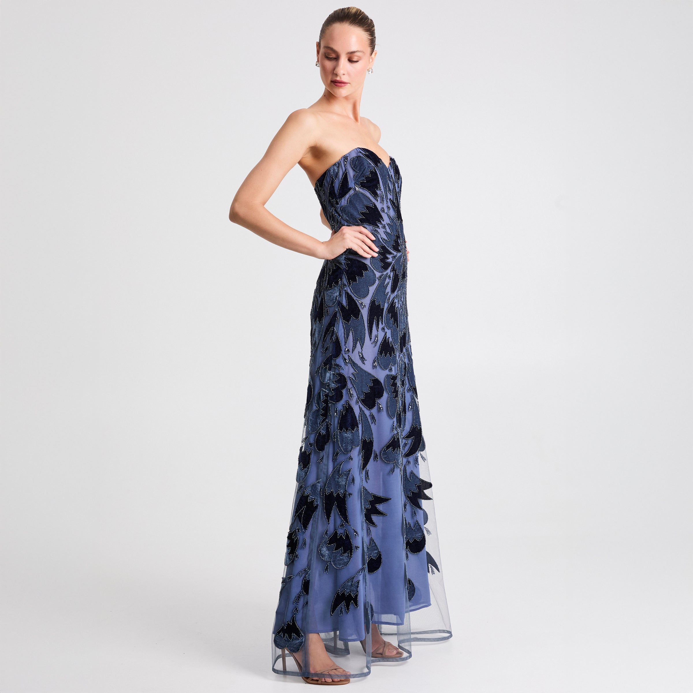 helsa the sasha dress in silk chiffon Helsa - The Sasha Dress in Silk Chiffon
