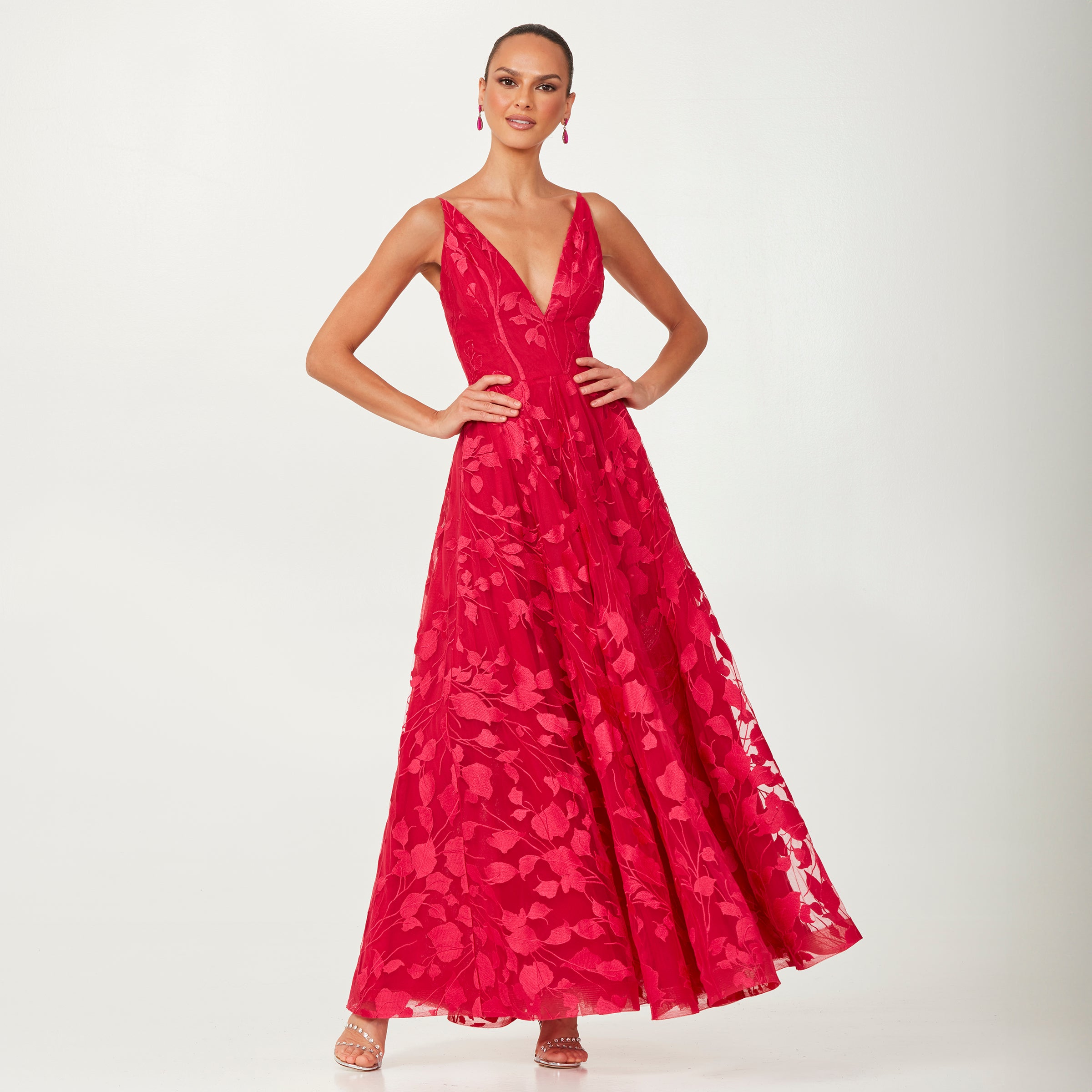 helsi red dress ELIZA
