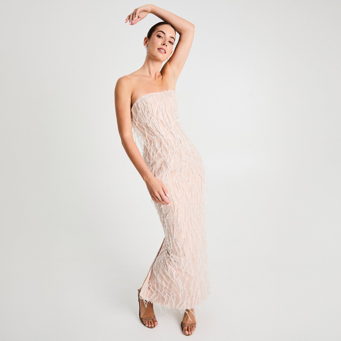 RAMONA OFF WHITE/NUDE / S