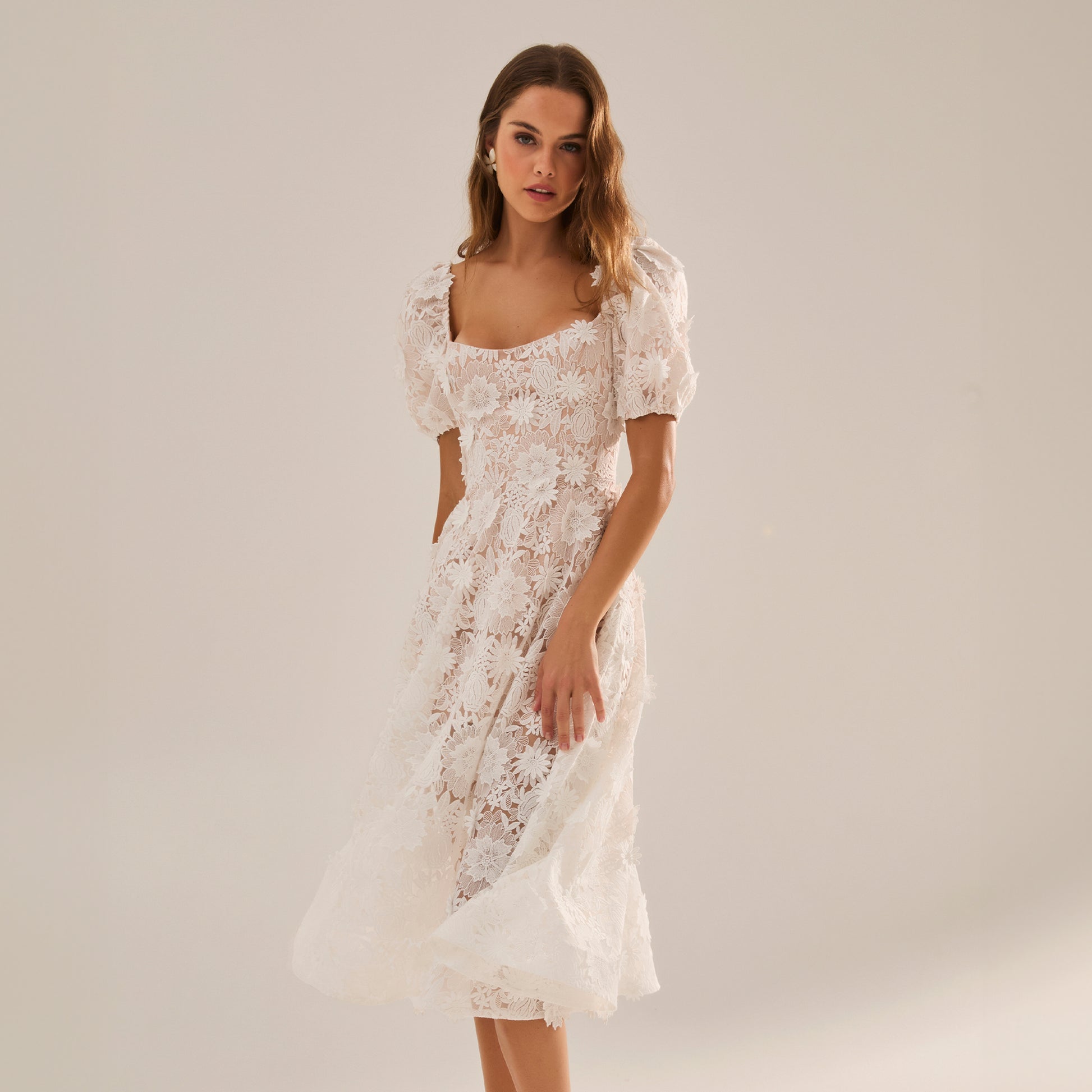 mallory midi dress Mallory Floral Midi Dress