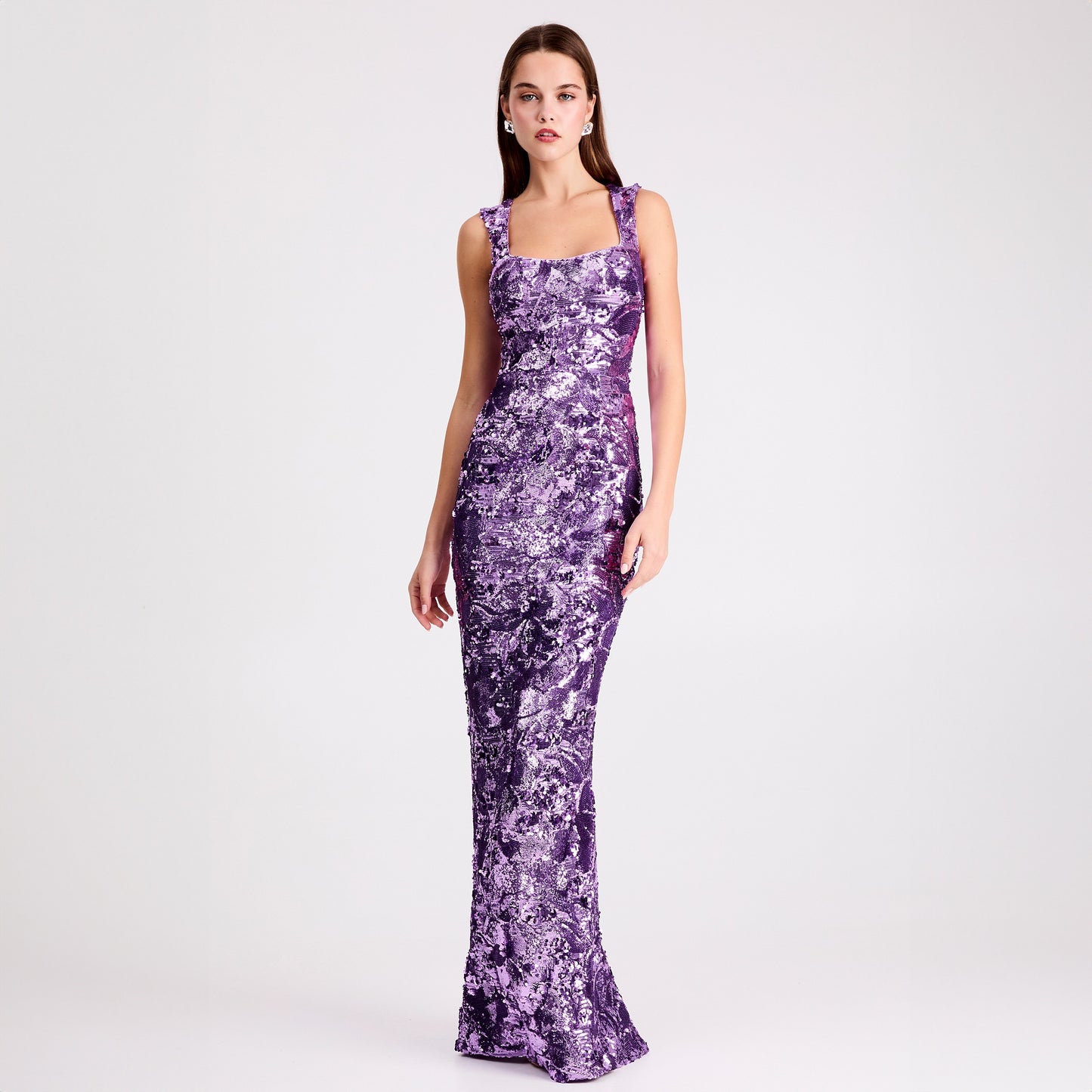 iris purple bridesmaid dresses Iris Maxi Dress in Purple