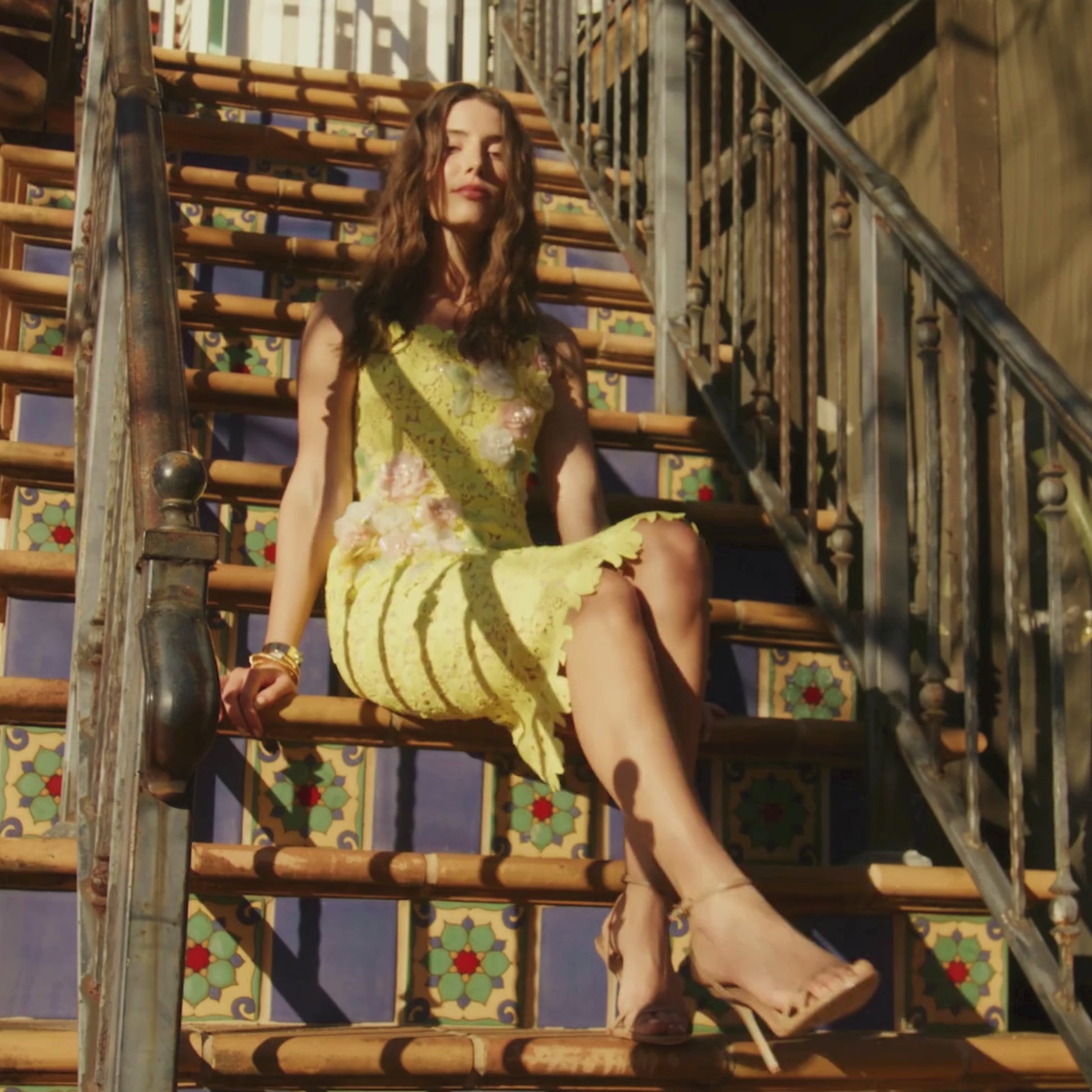 green and blue homecoming dresses Georgia main image 0